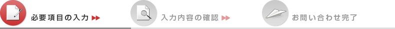 必要項目の入力